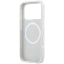 Lacoste Petit Pique Lacquer Logo Apple iPhone 18 Pro Max / 17 Pro Max mágneses hátlap tok, MagSafe, fehér