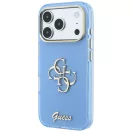 Guess IML 4G Script Metal Apple iPhone 18 Pro Max / 17 Pro Max tok, kék-arany