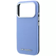   Karl Lagerfeld Grained Elongated Logo Apple iPhone 18 Pro Max / 17 Pro Max tok, MagSafe, kék-ezüst