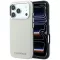 Karl Lagerfeld Grained Elongated Logo Apple iPhone 18 Pro / 17 Pro tok, MagSafe, bézs-ezüst