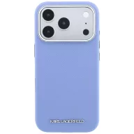   Karl Lagerfeld Grained Elongated Logo Apple iPhone 18 Pro / 17 Pro tok, MagSafe, kék-ezüst