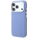 Karl Lagerfeld Grained Elongated Logo Apple iPhone 18 Pro / 17 Pro tok, MagSafe, kék-ezüst