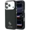 Guess Saffiano Small 4G & Classic Logo Apple iPhone 18 Pro Max / iPhone 17 Pro Max tok, MagSafe, fekete-arany