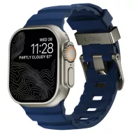   Tech-Protect Motion Apple Watch 44/45/46/49mm gumis szilikon szíj, kék