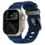 Tech-Protect Motion Apple Watch 44/45/46/49mm gumis szilikon szíj, kék