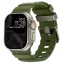 Tech-Protect Motion Apple Watch 44/45/46/49mm gumis szilikon szíj, zöld