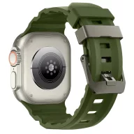   Tech-Protect Motion Apple Watch 44/45/46/49mm gumis szilikon szíj, zöld