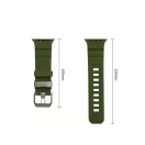 Tech-Protect Motion Apple Watch 44/45/46/49mm gumis szilikon szíj, zöld
