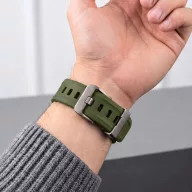   Tech-Protect Motion Apple Watch 44/45/46/49mm gumis szilikon szíj, zöld