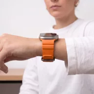   Tech-Protect Motion Apple Watch 44/45/46/49mm gumis szilikon szíj, narancs