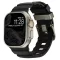 Tech-Protect Motion Apple Watch 44/45/46/49mm gumis szilikon szíj, fekete