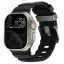 Tech-Protect Motion Apple Watch 44/45/46/49mm gumis szilikon szíj, fekete