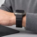 Tech-Protect Motion Apple Watch 44/45/46/49mm gumis szilikon szíj, fekete