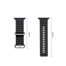Tech-Protect Iconband Pro Apple Watch 44/45/46/49mm gumis szilikon szíj, szürke
