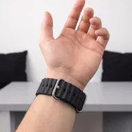   Tech-Protect Iconband Pro Apple Watch 44/45/46/49mm gumis szilikon szíj, szürke
