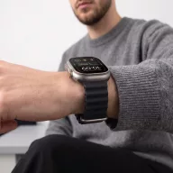   Tech-Protect Iconband Pro Apple Watch 44/45/46/49mm gumis szilikon szíj, szürke