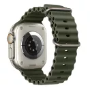 Tech-Protect Iconband Pro Apple Watch 44/45/46/49mm gumis szilikon szíj, zöld