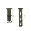 Tech-Protect Iconband Pro Apple Watch 44/45/46/49mm gumis szilikon szíj, zöld