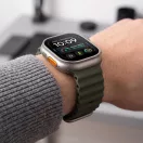 Tech-Protect Iconband Pro Apple Watch 44/45/46/49mm gumis szilikon szíj, zöld