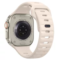   Tech-Protect Silicone Line Apple Watch 44/45/46/49mm gumis szilikon szíj, bézs