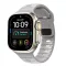 Tech-Protect Silicone Line Apple Watch 44/45/46/49mm gumis szilikon szíj, szürke