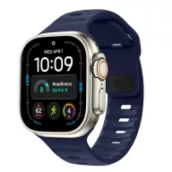  Tech-Protect Silicone Line Apple Watch 44/45/46/49mm gumis szilikon szíj, kék