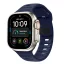 Tech-Protect Silicone Line Apple Watch 44/45/46/49mm gumis szilikon szíj, kék