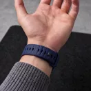 Tech-Protect Silicone Line Apple Watch 44/45/46/49mm gumis szilikon szíj, kék