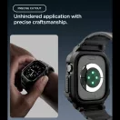 Spigen Rugged Armor Pro Apple Watch 12 42mm tok / szíj, fekete