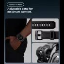Spigen Rugged Armor Pro Apple Watch 12 46mm tok / szíj, fekete