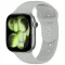 Tech-Protect Silicone Apple Watch 8 / 9 / 10 / 11 / 12 / SE / Ultra (44/45/46/49mm) szíj, szilikon, szürke