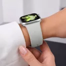 Tech-Protect Silicone Apple Watch 8 / 9 / 10 / 11 / 12 / SE / Ultra (44/45/46/49mm) szíj, szilikon, szürke