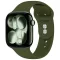Tech-Protect Silicone Apple Watch 8 / 9 / 10 / 11 / 12 / SE / Ultra (44/45/46/49mm) szíj, szilikon, zöld