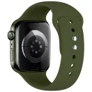 Tech-Protect Silicone Apple Watch 8 / 9 / 10 / 11 / 12 / SE / Ultra (44/45/46/49mm) szíj, szilikon, zöld