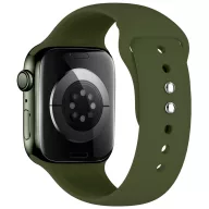  Tech-Protect Silicone Apple Watch 8 / 9 / 10 / 11 / 12 / SE / Ultra (44/45/46/49mm) szíj, szilikon, zöld