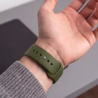   Tech-Protect Silicone Apple Watch 8 / 9 / 10 / 11 / 12 / SE / Ultra (44/45/46/49mm) szíj, szilikon, zöld