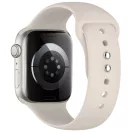 Tech-Protect Silicone Apple Watch 8 / 9 / 10 / 11 / 12 / SE / Ultra (44/45/46/49mm) szíj, szilikon, törtfehér