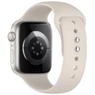   Tech-Protect Silicone Apple Watch 8 / 9 / 10 / 11 / 12 / SE / Ultra (44/45/46/49mm) szíj, szilikon, törtfehér