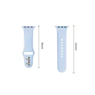   Tech-Protect Silicone Apple Watch 8 / 9 / 10 / 11 / 12 / SE (40/41/42mm) szíj, szilikon, világoskék