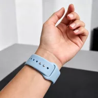   Tech-Protect Silicone Apple Watch 8 / 9 / 10 / 11 / 12 / SE (40/41/42mm) szíj, szilikon, világoskék