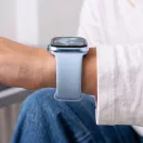 Tech-Protect Silicone Apple Watch 8 / 9 / 10 / 11 / 12 / SE (40/41/42mm) szíj, szilikon, világoskék