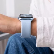  Tech-Protect Silicone Apple Watch 8 / 9 / 10 / 11 / 12 / SE (40/41/42mm) szíj, szilikon, világoskék