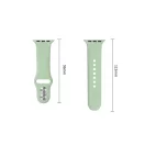 Tech-Protect Silicone Apple Watch 8 / 9 / 10 / 11 / 12 / SE (40/41/42mm) szíj, szilikon, zöld