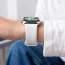 Tech-Protect Silicone Apple Watch 8 / 9 / 10 / 11 / 12 / SE (40/41/42mm) szíj, szilikon, fehér