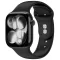 Tech-Protect Silicone Apple Watch 8 / 9 / 10 / 11 / 12 / SE (40/41/42mm) szíj, szilikon, fekete