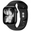 Tech-Protect Silicone Apple Watch 8 / 9 / 10 / 11 / 12 / SE (40/41/42mm) szíj, szilikon, fekete