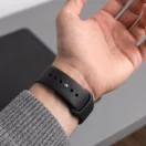 Tech-Protect Silicone Apple Watch 8 / 9 / 10 / 11 / 12 / SE (40/41/42mm) szíj, szilikon, fekete