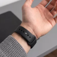   Tech-Protect Silicone Apple Watch 8 / 9 / 10 / 11 / 12 / SE (40/41/42mm) szíj, szilikon, fekete