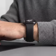   Tech-Protect Silicone Apple Watch 8 / 9 / 10 / 11 / 12 / SE (40/41/42mm) szíj, szilikon, fekete
