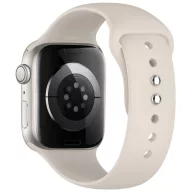   Tech-Protect Silicone Apple Watch 8 / 9 / 10 / 11 / 12 / SE (40/41/42mm) szíj, szilikon, törtfehér